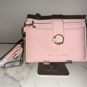 Pink card holder from Hong Kong